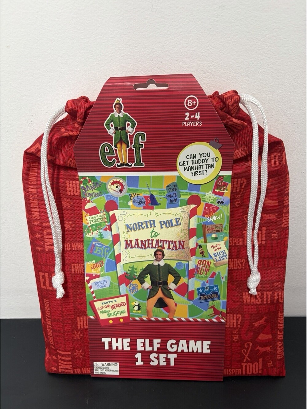 The Elf Game - BUDDY - North Pole To Manhattan Christmas Board Game